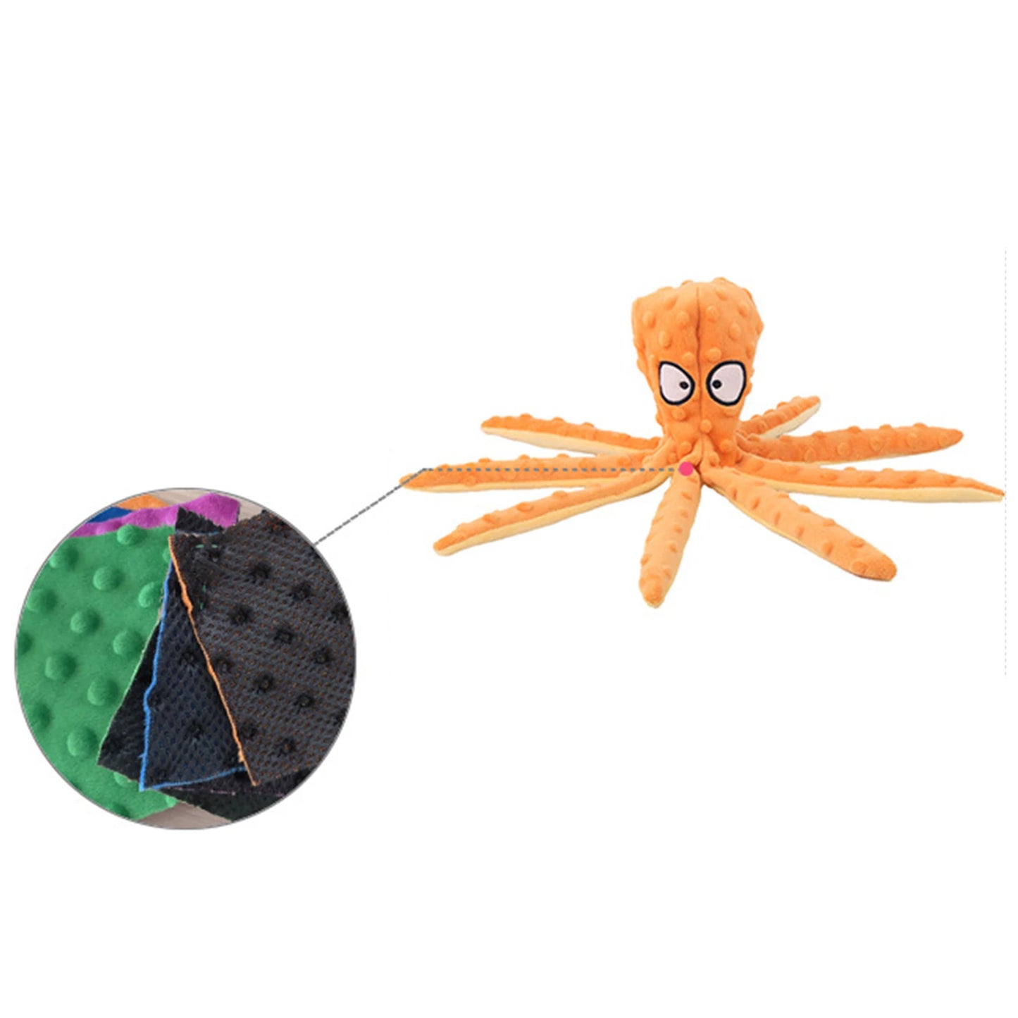Pet Plush Toy Octopus
