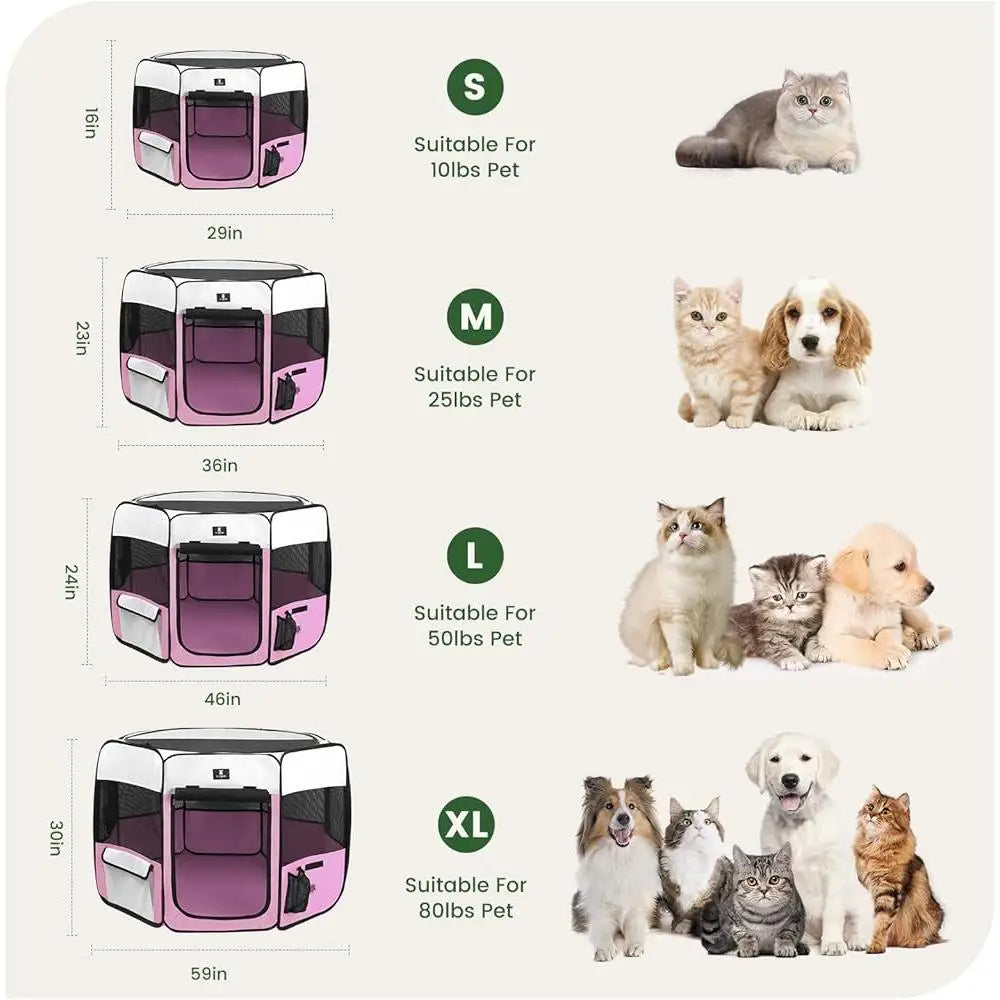 Portable Pet Playpen Foldable
