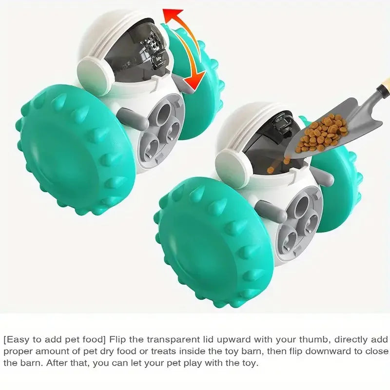 Interactive Dog Treat Puzzle Dispenser Toy
