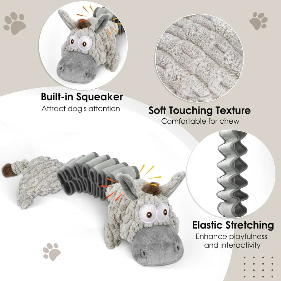 Large Squeaky Plush Dog T