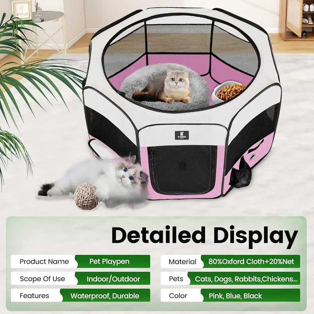 Portable Pet Playpen Foldable