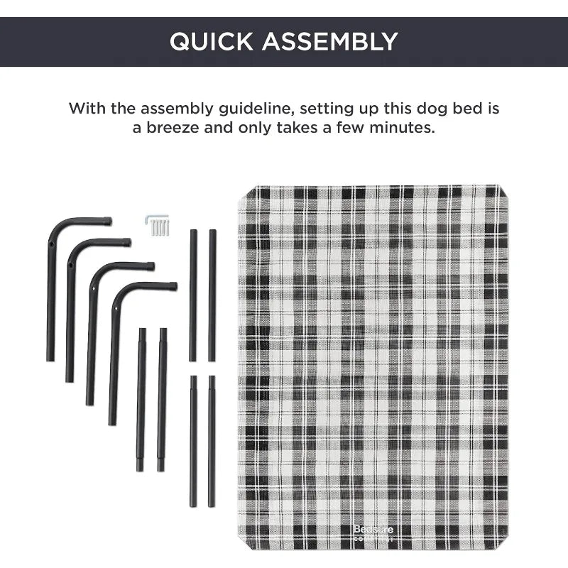 Elevated Cooling Cots Bed for Large Dogs