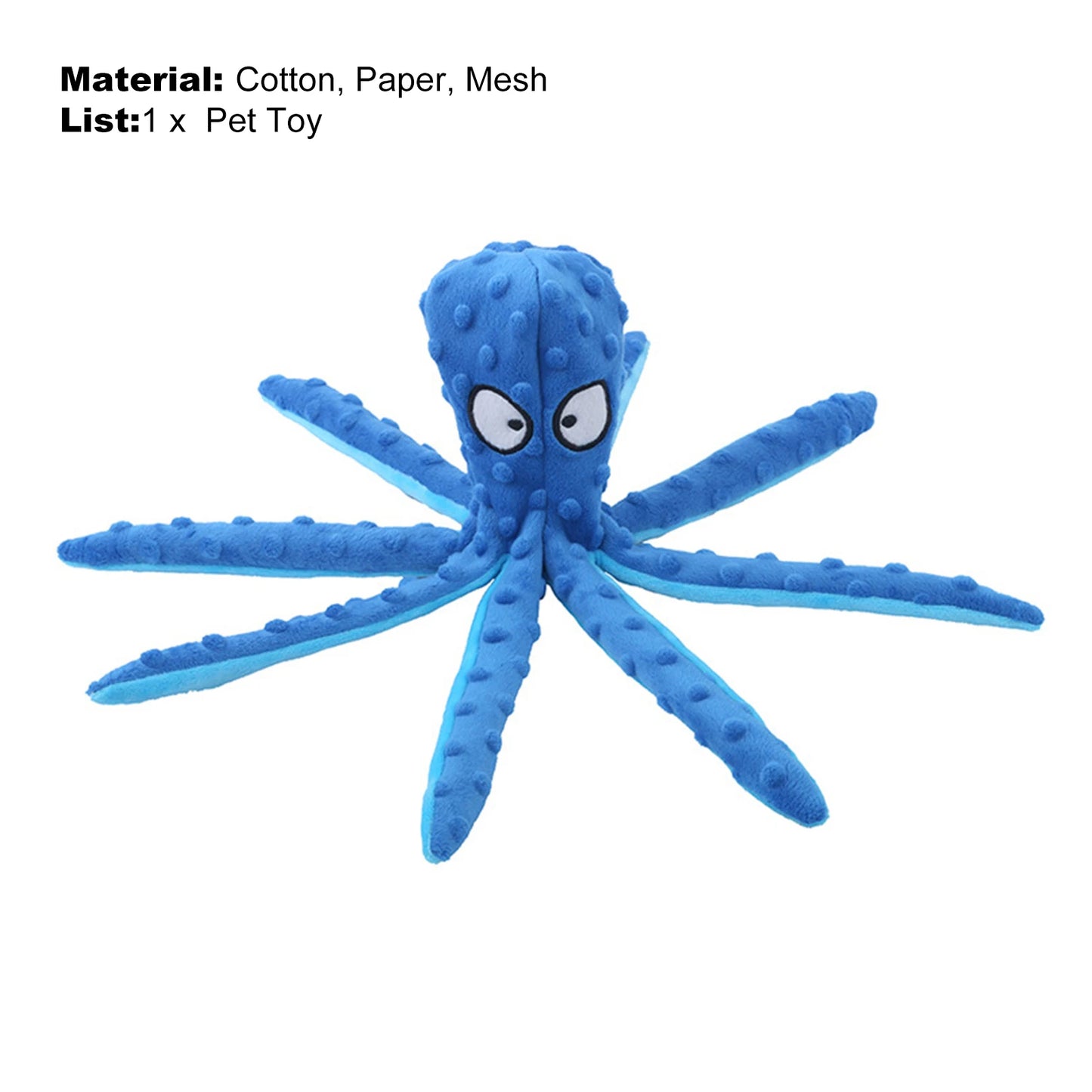 Pet Plush Toy Octopus