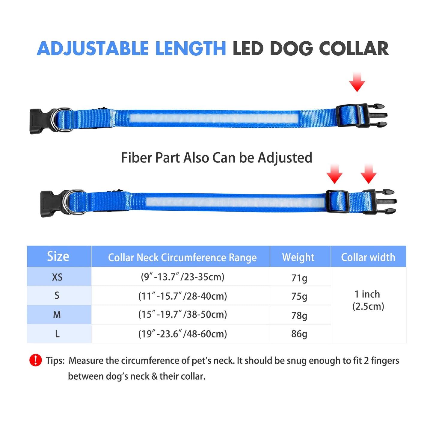Dog Collar Luminous