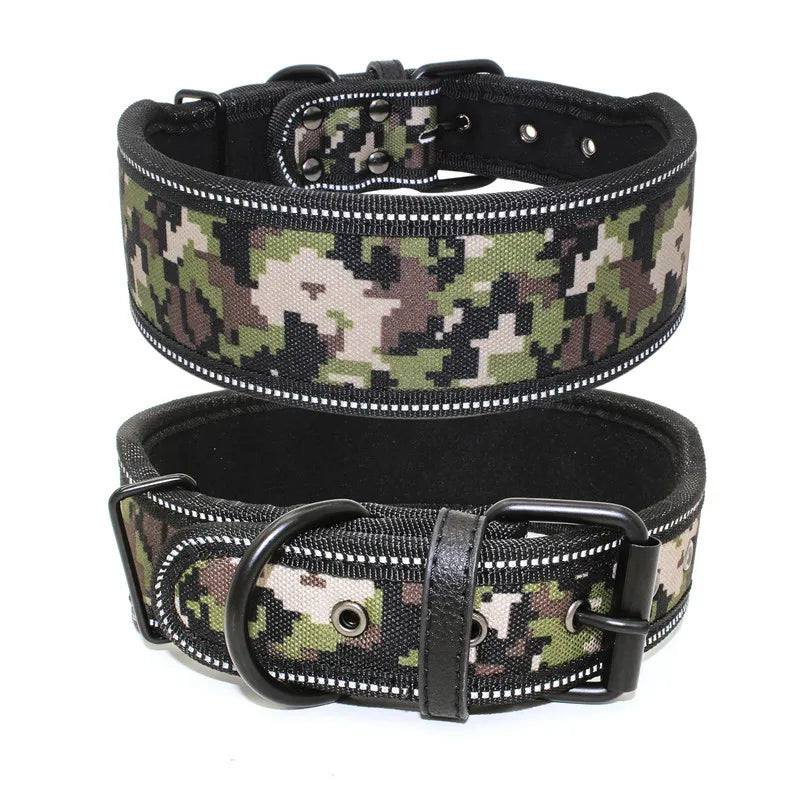 Reflective Puppy Dog Collar with Buckle Soft Padded