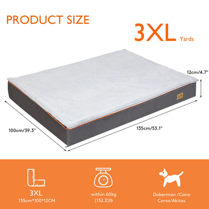 Large Padded Orthopedic Dog Bed
