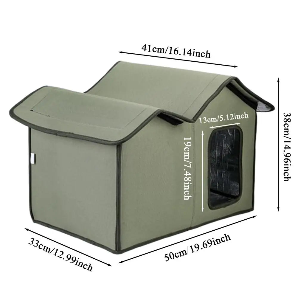 Cat House Waterproof Outdoor Winter Warm