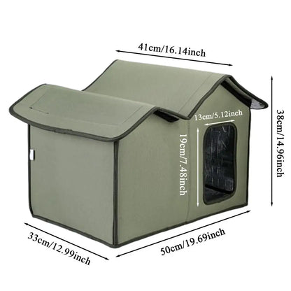 Cat House Waterproof Outdoor Winter Warm