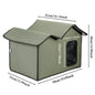 Cat House Waterproof Outdoor Winter Warm