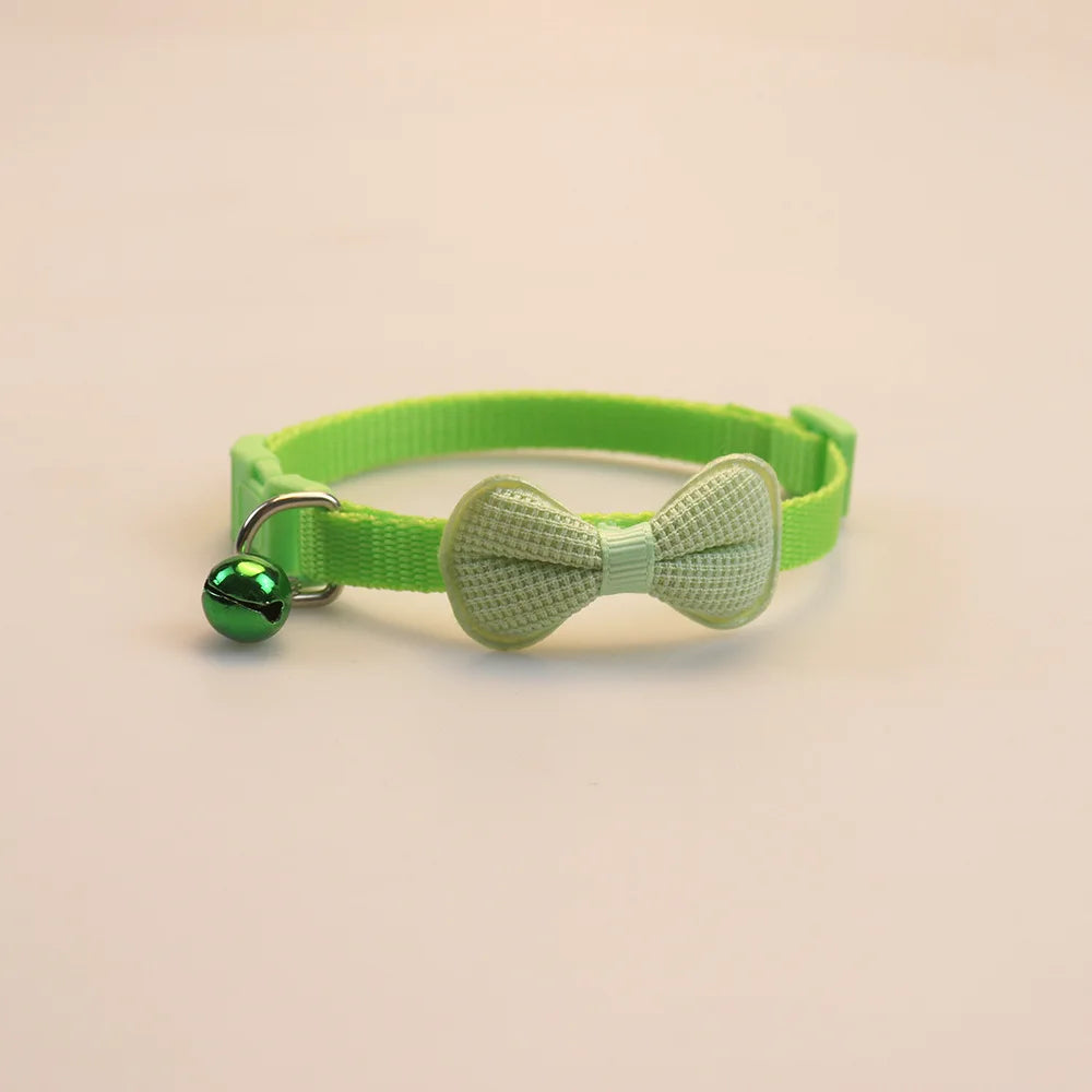 Bow Bell Collars Cute Cat Collars