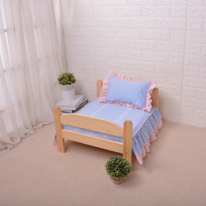Cute Solid Wood Pet Bed