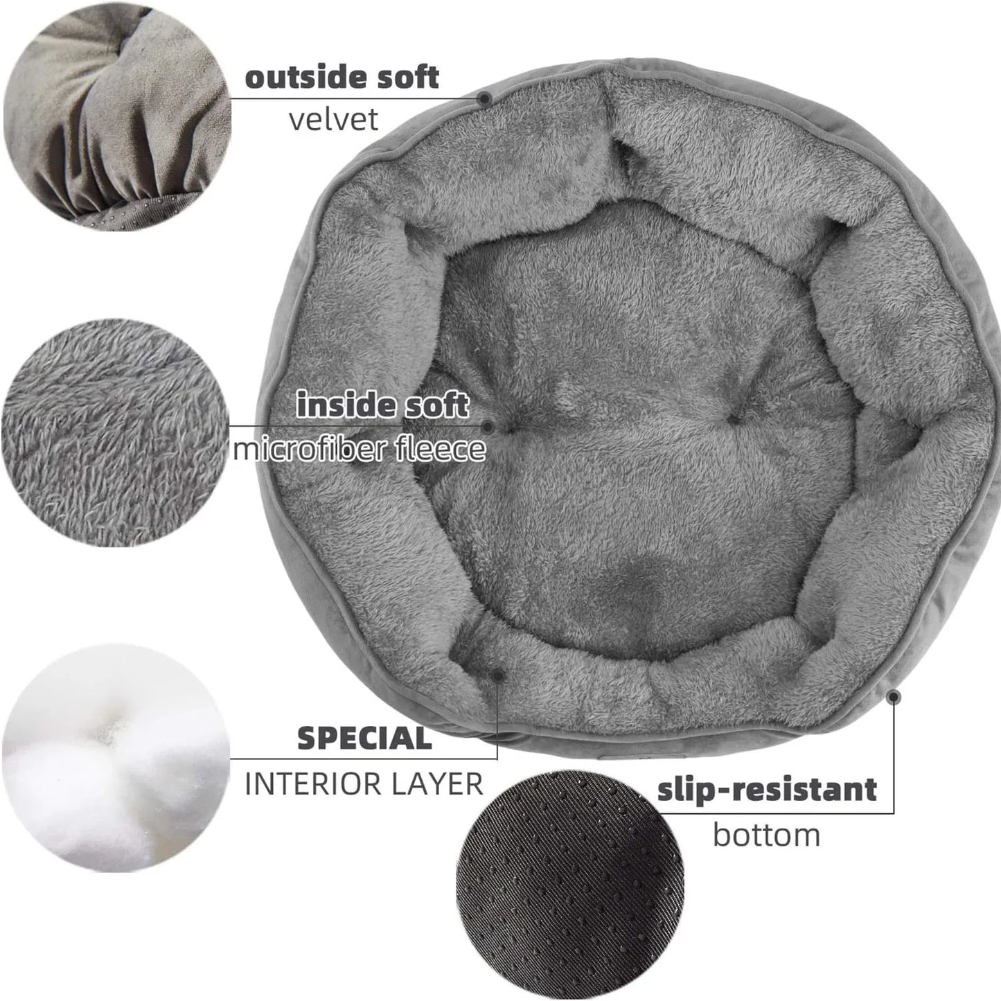 Pet Bed for Small and Large Pets,
