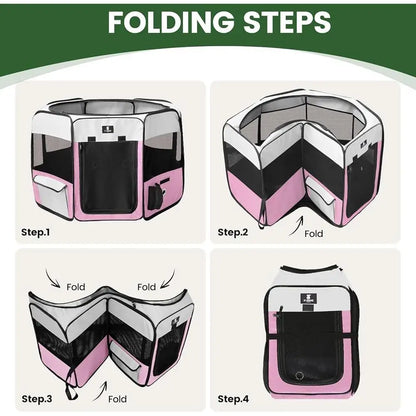 Portable Pet Playpen Foldable