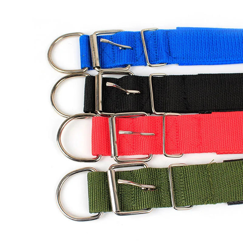 Solid Dog Collars  Nylon Dog Collar For Small Medium Large Dogs T