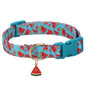 Pet dog collar with Fruit metal pendant