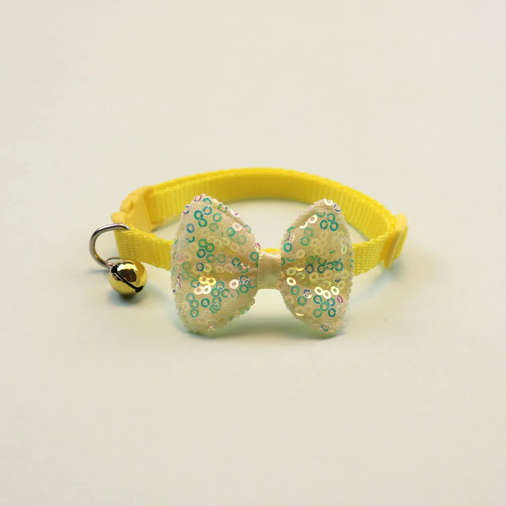 Bow Bell Collars Cute Cat Collars