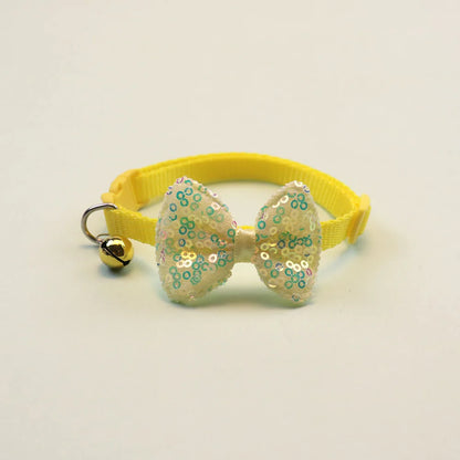 Bow Bell Collars Cute Cat Collars