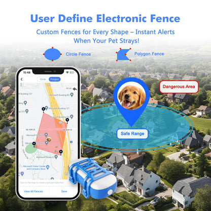 ‌4G GPS Tracker for Pets Free Trial Included