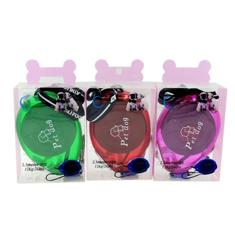 2.5m Durable Dog Leash Automatic Retractable