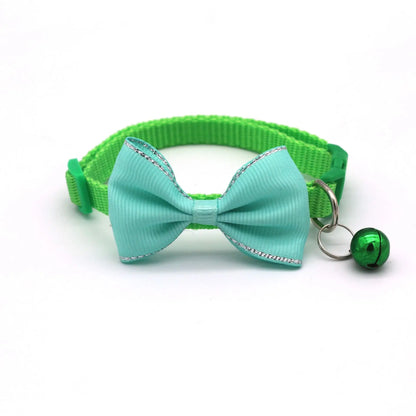Bow Bell Collars Cute Cat Collars