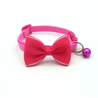 Bow Bell Collars Cute Cat Collars