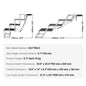 SucceBuy  Dog Stair for Cars Wide 4-step Dog Car Steps Folding Portable Pet Steps Lightweight Aluminum Car SUV and Truck 150 lbs