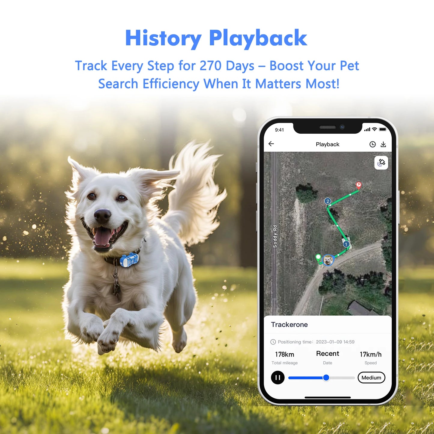‌4G GPS Tracker for Pets Free Trial Included