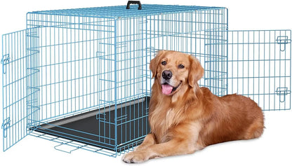 48 Inch Pets Dog Crate Double Door