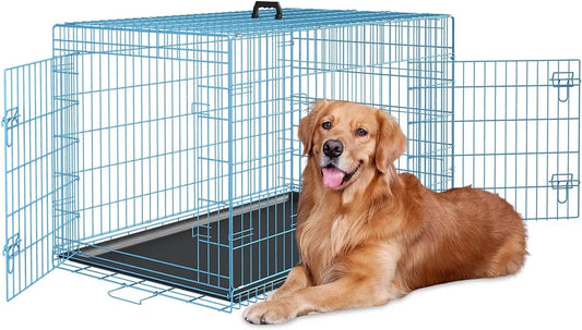 48 Inch Pets Dog Crate Double Door