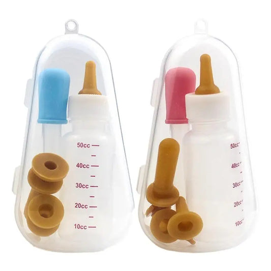 Pet Feeding Bottle Kit With Storage Case