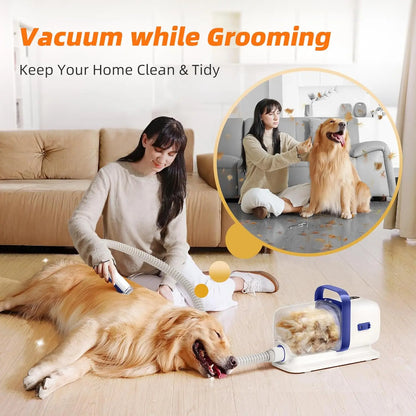 Dog Grooming Kit with Pet Grooming Vacuum