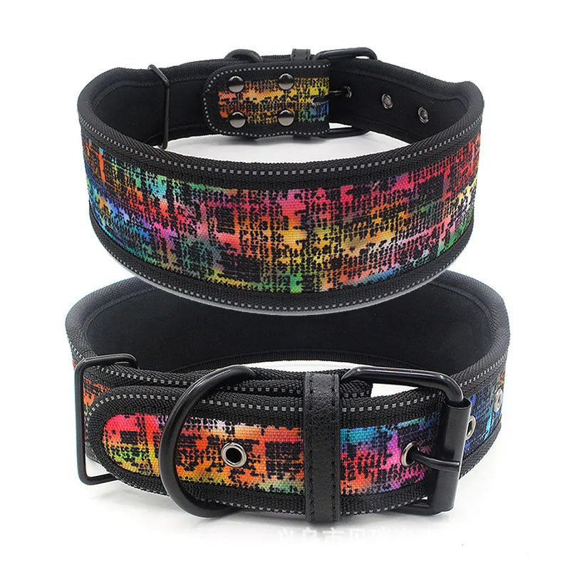 Reflective Puppy Dog Collar with Buckle Soft Padded
