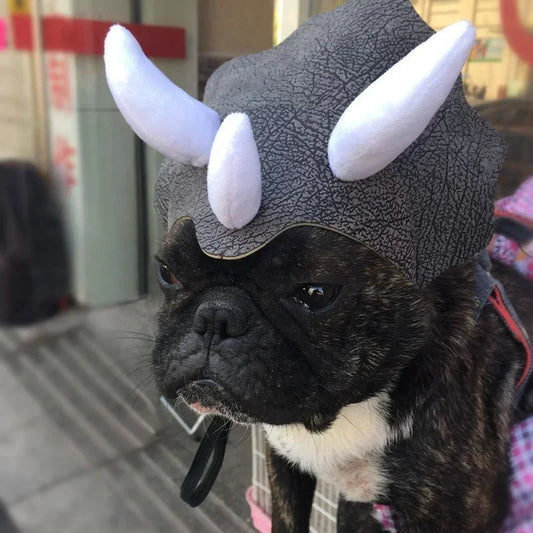 Triceratops Dinosaur Costume Hats For Cats or dogs