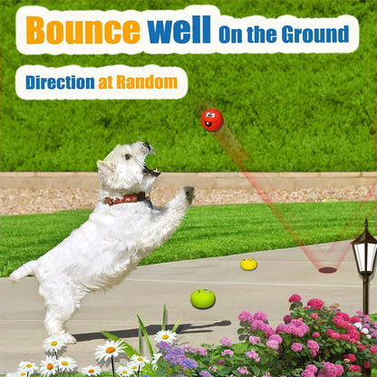 6Pcs Smile Face Squeaky Dog Toys