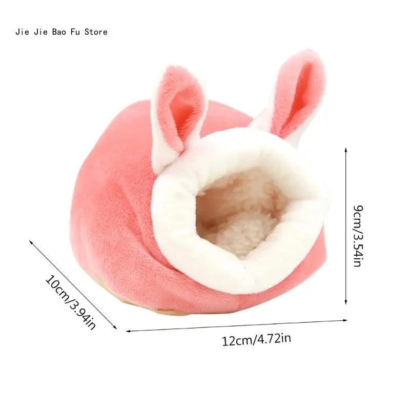 E8BD Hamster Hammock Winter Warm Velvet Small Pet Cage Sleep Nest