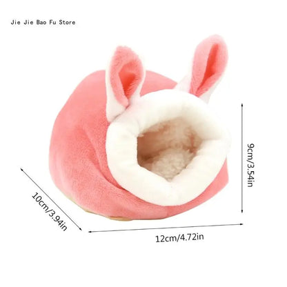 E8BD Hamster Hammock Winter Warm Velvet Small Pet Cage Sleep Nest