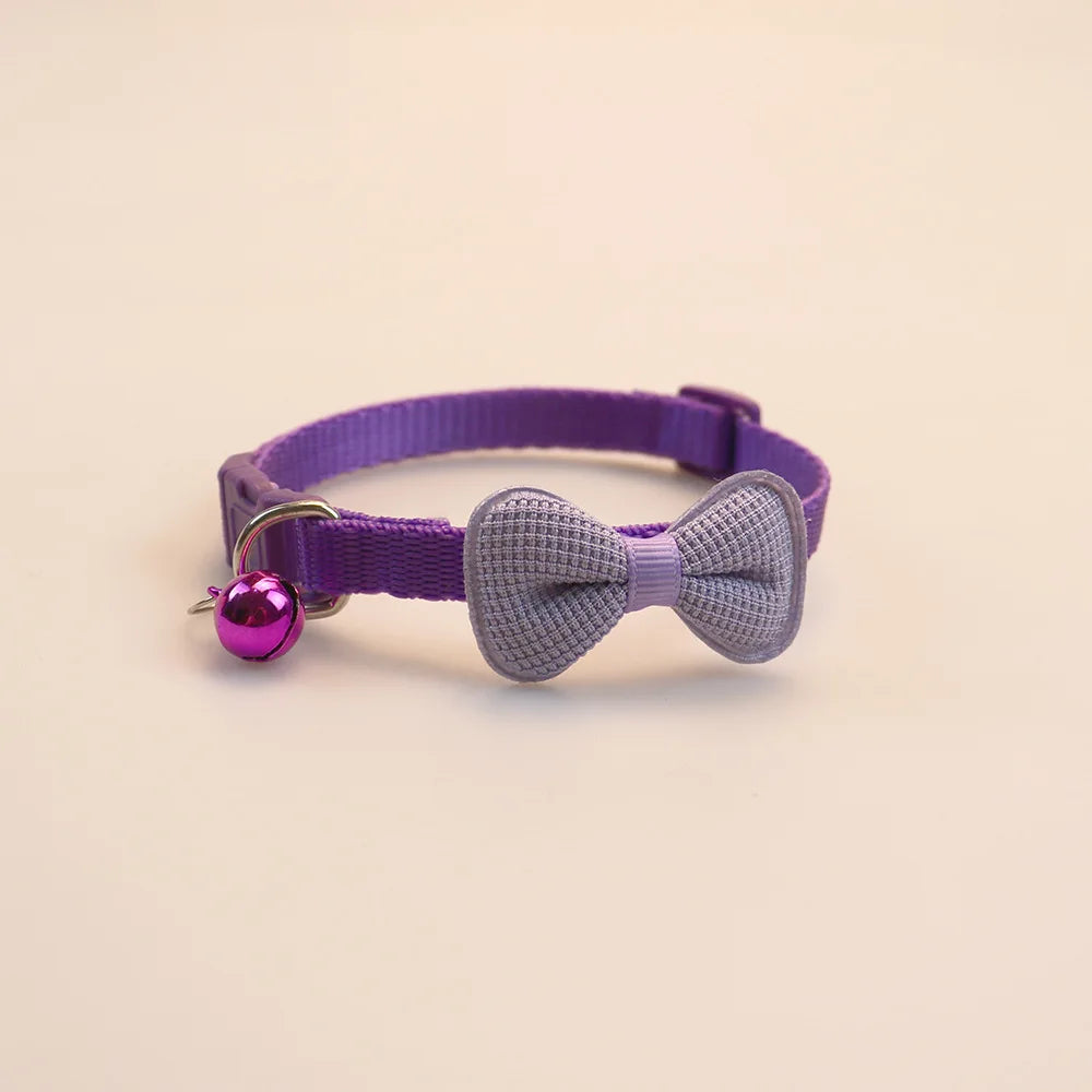 Bow Bell Collars Cute Cat Collars