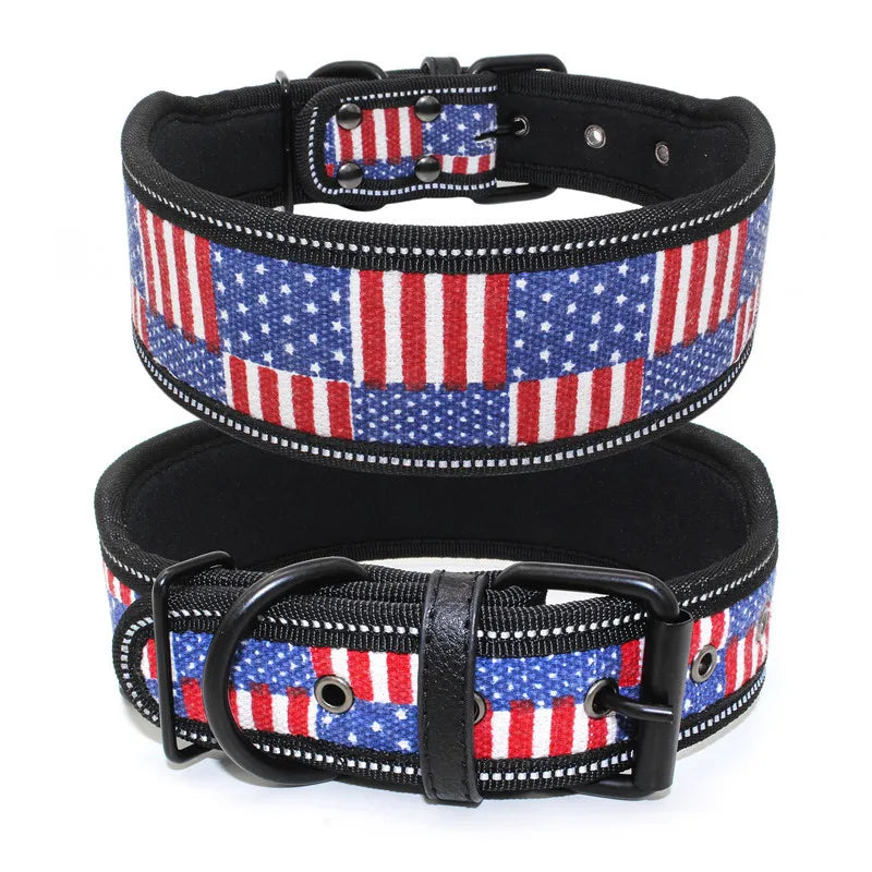 Reflective Puppy Dog Collar with Buckle Soft Padded