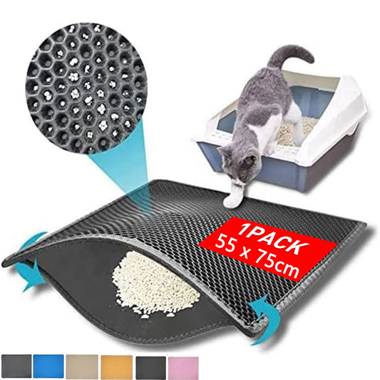 Cat Litter Mat Waterproof Double Layer