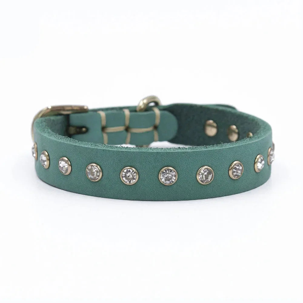 Soft Real Leather Collar