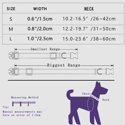 Pet dog collar with Fruit metal pendant
