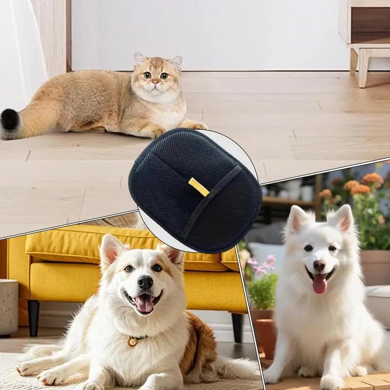 Pet Grooming Gloves Double Sided