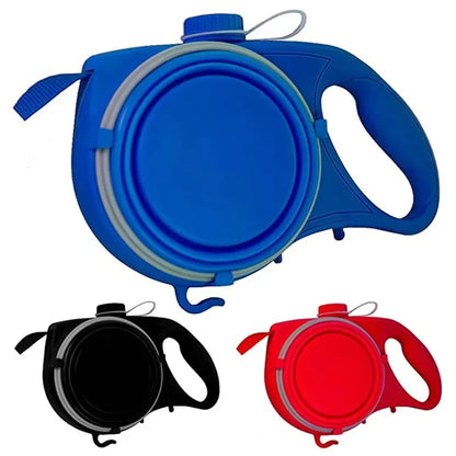 Pet supplies comes with a water bottle pet leash dog walking rope