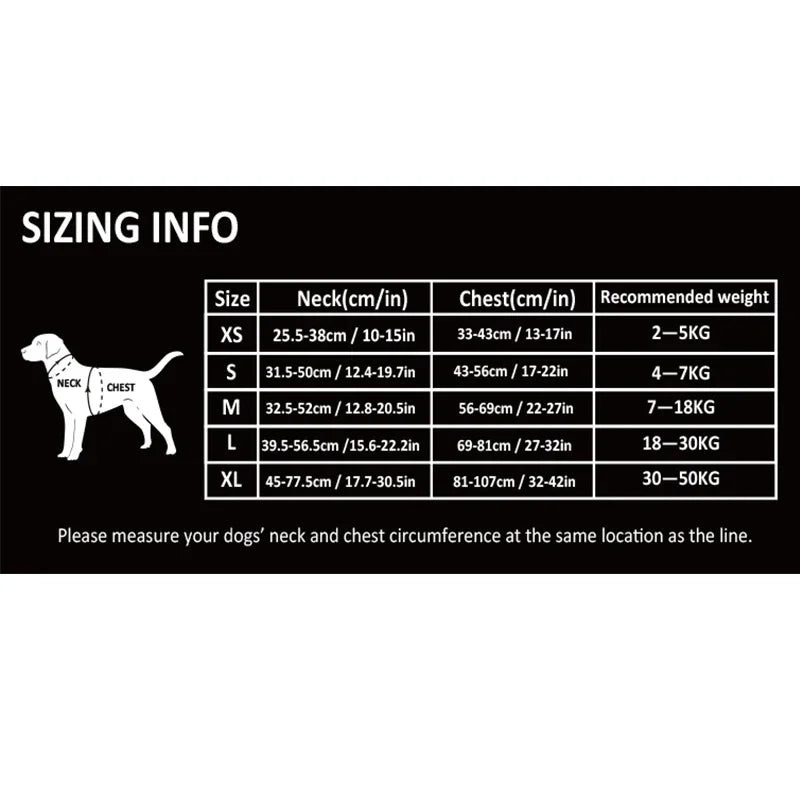 Dog Harness Camouflage Reflective Nylon