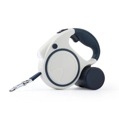 Retractable 16'  Dog Leash with Poop Bag Dispenser