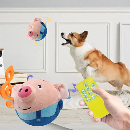 Pig  Moving Pet Plush Toy USB Rechargable