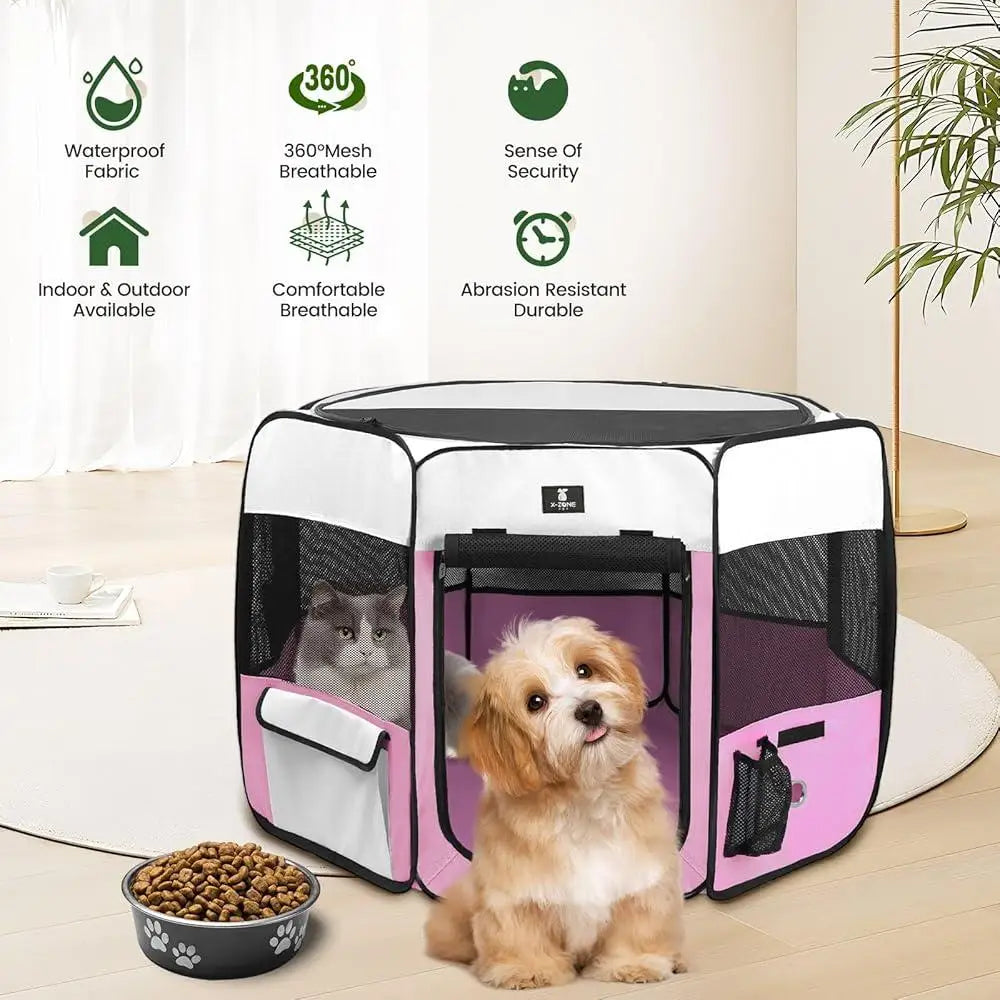 Portable Pet Playpen Foldable