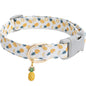 Pet dog collar with Fruit metal pendant