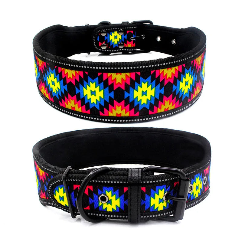 Reflective Puppy Dog Collar with Buckle Soft Padded