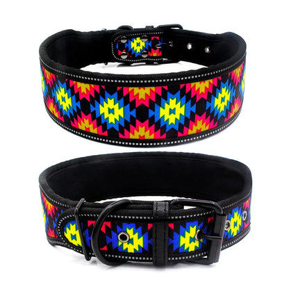 Reflective Puppy Dog Collar with Buckle Soft Padded